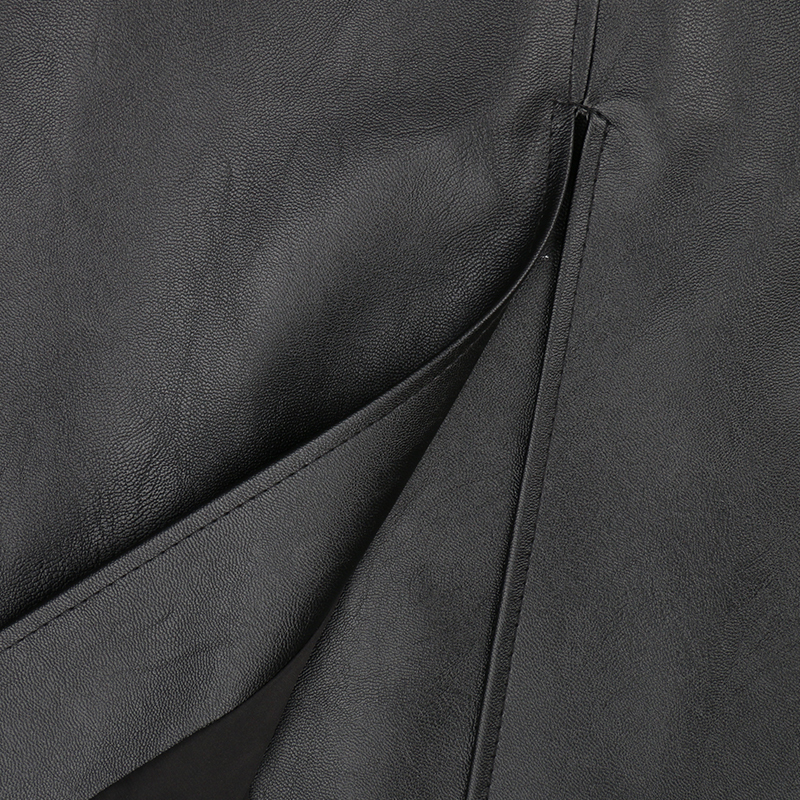 Nerazzurri Oversized cocoon leather trench coat women long sleeve single breasted Plus size loose soft faux leather overcoat 7xl 201030