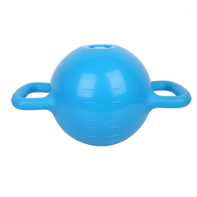 Yoga Fitness Kettle Bell Adjustable Water Kettlebell Dumbbell Double Handles Pilates Body Shaping Equipment1, Blue