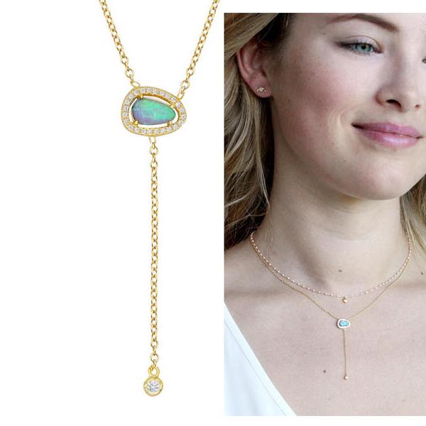 Chokers Wholesale Fashion Women Jewelry Tear Drop White Fire Opal Stone Long Tassel Y Lariat Necklace Gold Color
Chokers Wholesale Fashion Women Jewelry Tear Drop White Fire Opal Stone Long Tassel Y Lariat Necklace Gold Color