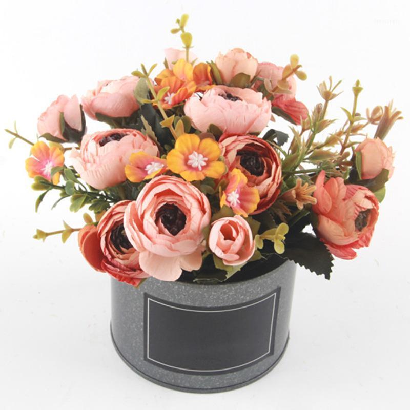 Home Artificial Rose Flower Potted Plant Mini Bonsai Set Real Touch Fake Flower Bouquets for Wedding Decoration Party Supplies1, Orange
Home Artificial Rose Flower Potted Plant Mini Bonsai Set Real Touch Fake Flower Bouquets for Wedding Decoration Party Supplies1, Orange