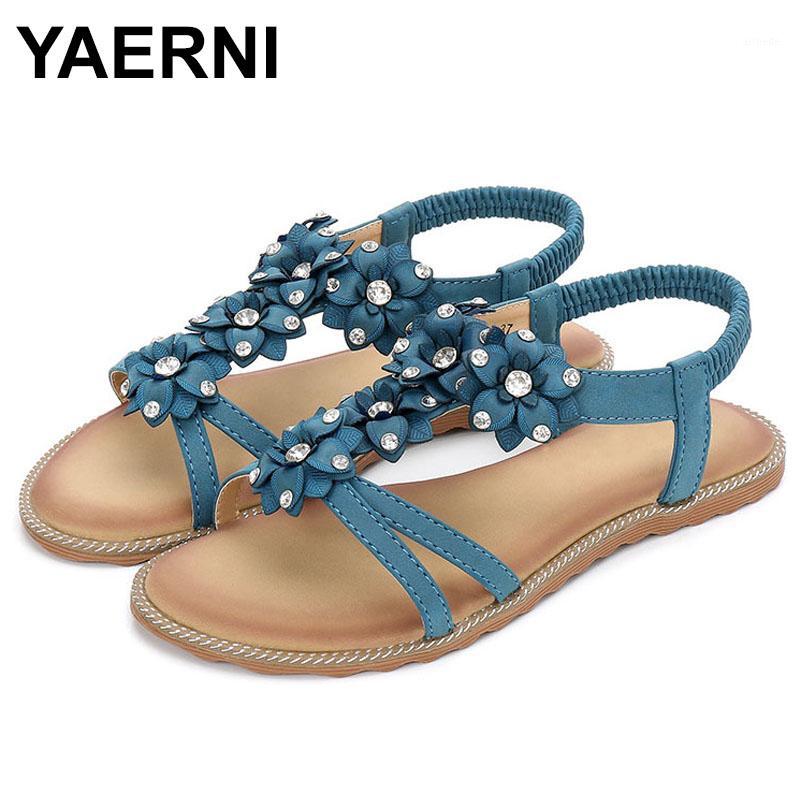 YAERNI 2020 New Comfortable Flats Female Bohemian Flower Sandals Beach Toe Spring Summer Sandals Women Summer Shoes Size 35-411, Beige
YAERNI 2020 New Comfortable Flats Female Bohemian Flower Sandals Beach Toe Spring Summer Sandals Women Summer Shoes Size 35-411, Beige