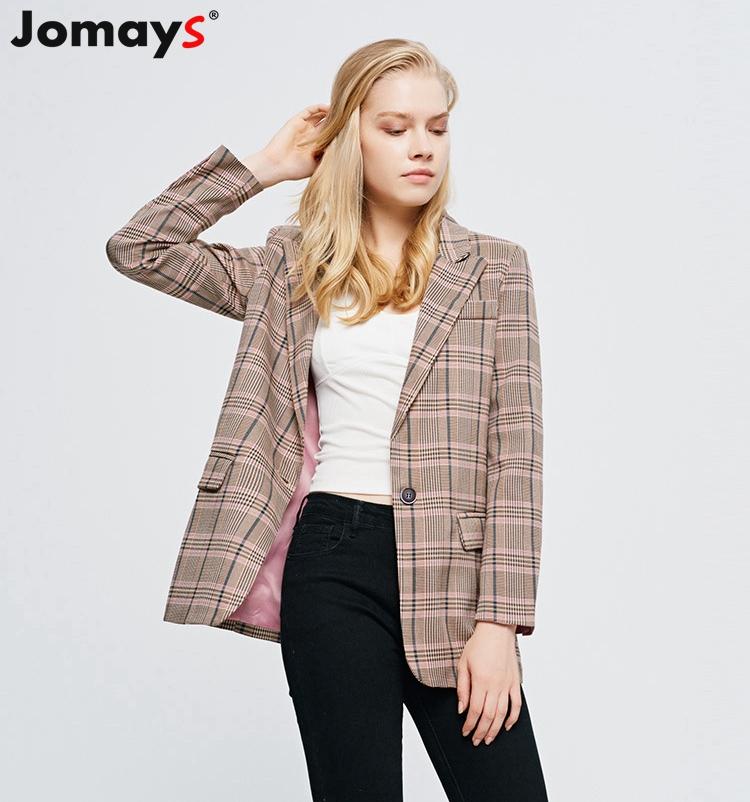 2020 Vintage Blazer Feminino Button Plaid Long Sleeve Casual Loose Pocket Suit Coat Jacket Women Blazers Femme Vadim Workwear, As picture
2020 Vintage Blazer Feminino Button Plaid Long Sleeve Casual Loose Pocket Suit Coat Jacket Women Blazers Femme Vadim Workwear, As picture