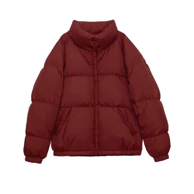 New Oversized simple short Down jacket Female 2020 stand-up collar multicolor thick warm white duck Down jacket Women thickened, Purple
New Oversized simple short Down jacket Female 2020 stand-up collar multicolor thick warm white duck Down jacket Women thickened, Purple