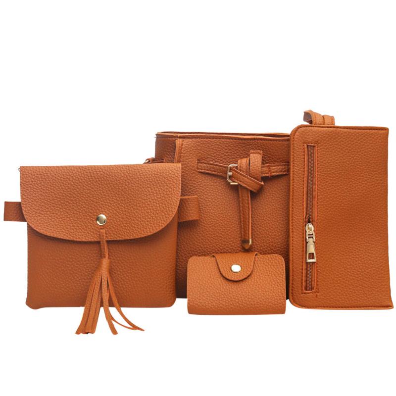 Woman bag 2021 New Fashion Four-Piece Shoulder Bag for Women Messenger Wallet Handbag Wholesale bolsas feminina bolso, Black
Woman bag 2021 New Fashion Four-Piece Shoulder Bag for Women Messenger Wallet Handbag Wholesale bolsas feminina bolso, Black