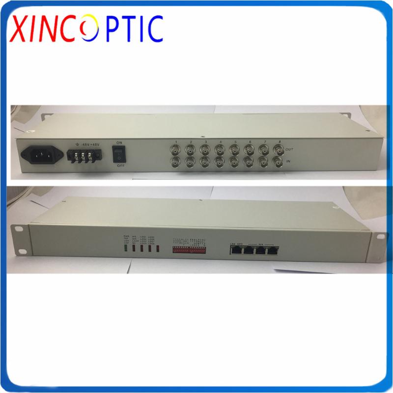 8E1-1FE interface Converter,8E1 to 1 Ethernet Converter,Bandwidth 16.384M,Adaptive,Support VLAN,19Inch Rack,-48V or AC220V Power
8E1-1FE interface Converter,8E1 to 1 Ethernet Converter,Bandwidth 16.384M,Adaptive,Support VLAN,19Inch Rack,-48V or AC220V Power