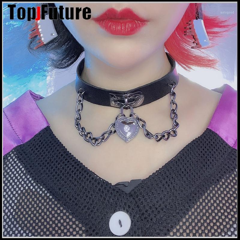 Chokers Dark Vintage Trampoline Tuku Suoyuan Love Chain Hip Hop Collar Choker Bracelet1
Chokers Dark Vintage Trampoline Tuku Suoyuan Love Chain Hip Hop Collar Choker Bracelet1