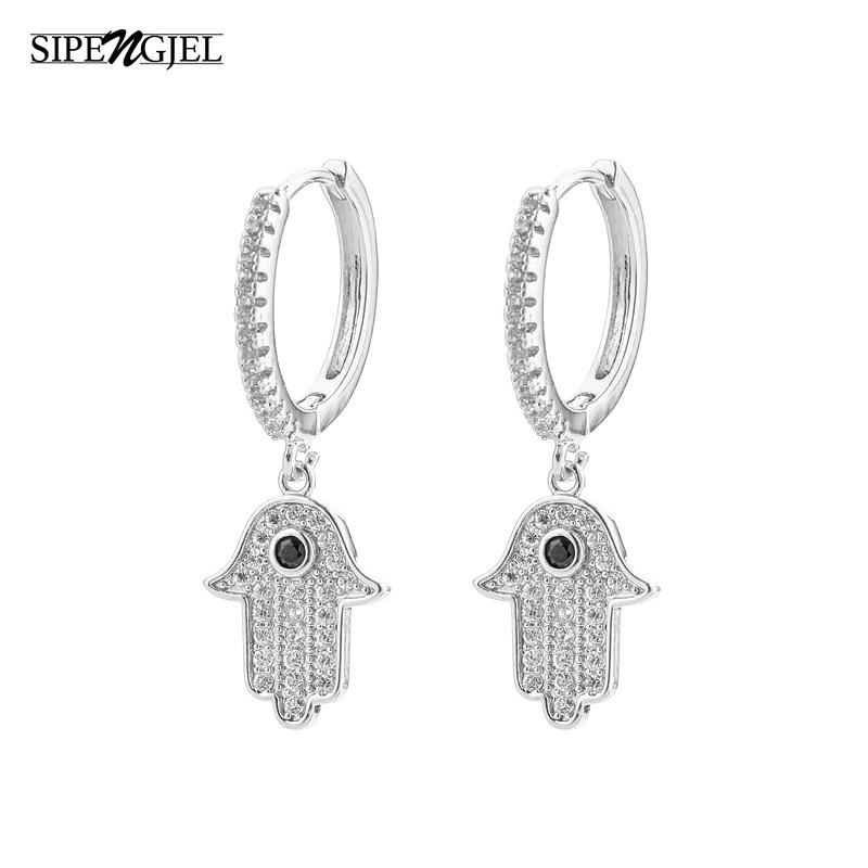 Hoop & Huggie Fashion Cubic Zircon Palm Earrings Bead Decoration Earings For Women Jewelery Wedding Party 2021
Hoop & Huggie Fashion Cubic Zircon Palm Earrings Bead Decoration Earings For Women Jewelery Wedding Party 2021