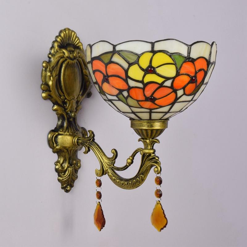 Nordic Postmodern Flower Iron Wall Lamp Tiffany Colored Glass Lamp Shade Bedroom Beside Lamps Aisle Light Fixtures Kitchen Lamps
Nordic Postmodern Flower Iron Wall Lamp Tiffany Colored Glass Lamp Shade Bedroom Beside Lamps Aisle Light Fixtures Kitchen Lamps