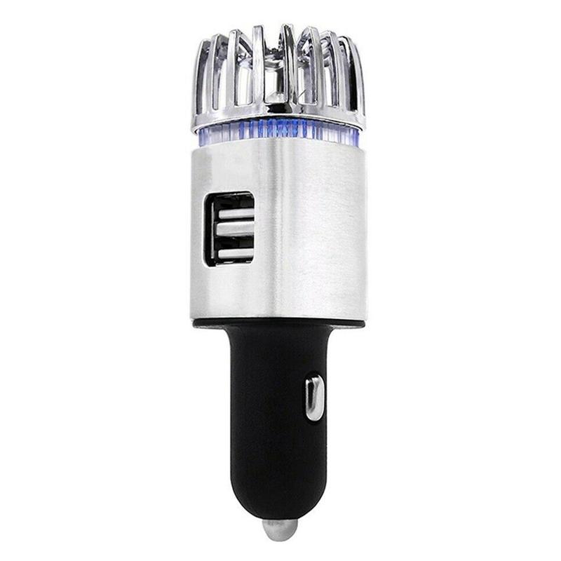 New 2 In 1 Car 2 USB Fresh Air Ionic Purifier Oxygen Bar Ozone Ionizer
New 2 In 1 Car 2 USB Fresh Air Ionic Purifier Oxygen Bar Ozone Ionizer