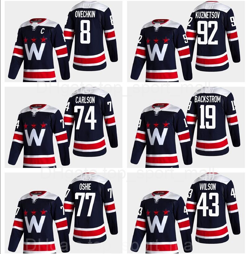 Alternate Navy Washington Capitals Jersey Hockey 8 Alex Ovechkin 77 TJ Oshie Tom Wilson Evgeny Kuznetsov 74 John Carlson 35 Henrik Lundqvist, Red
Alternate Navy Washington Capitals Jersey Hockey 8 Alex Ovechkin 77 TJ Oshie Tom Wilson Evgeny Kuznetsov 74 John Carlson 35 Henrik Lundqvist, Red