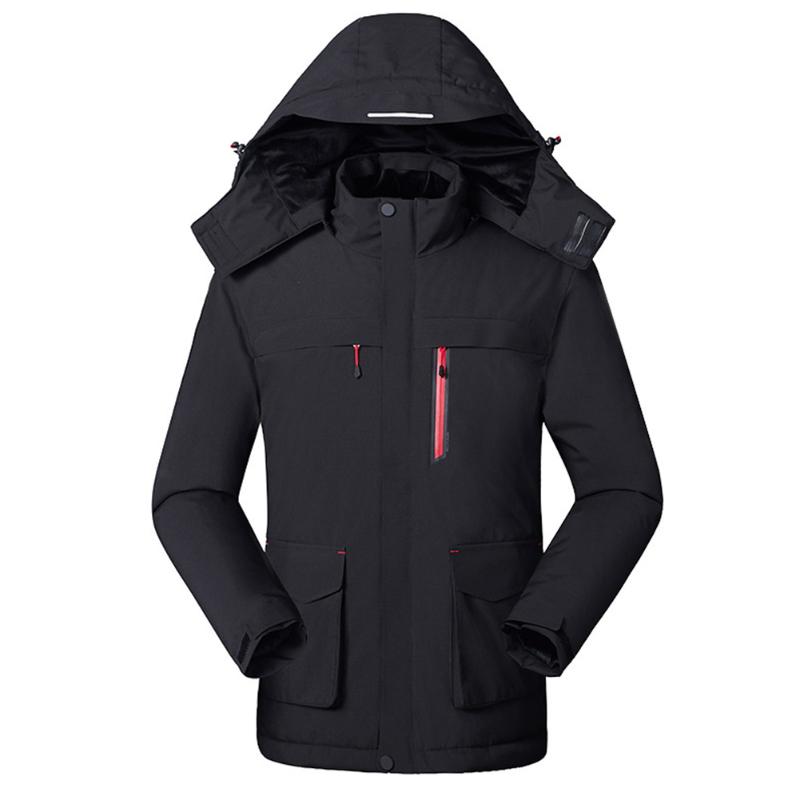 Man Zipper Closure Hiking Thickened Windproof Outdoor Climbing 3 Gears Winter Warm Waterproof Hooded Heating Jacket USB Powered, Grey
Man Zipper Closure Hiking Thickened Windproof Outdoor Climbing 3 Gears Winter Warm Waterproof Hooded Heating Jacket USB Powered, Grey