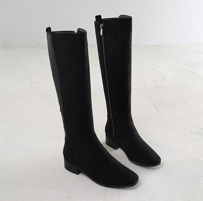 2020 autumn new thick with elastic boots thin high boots long tube women's elastic belt, Beige
2020 autumn new thick with elastic boots thin high boots long tube women's elastic belt, Beige