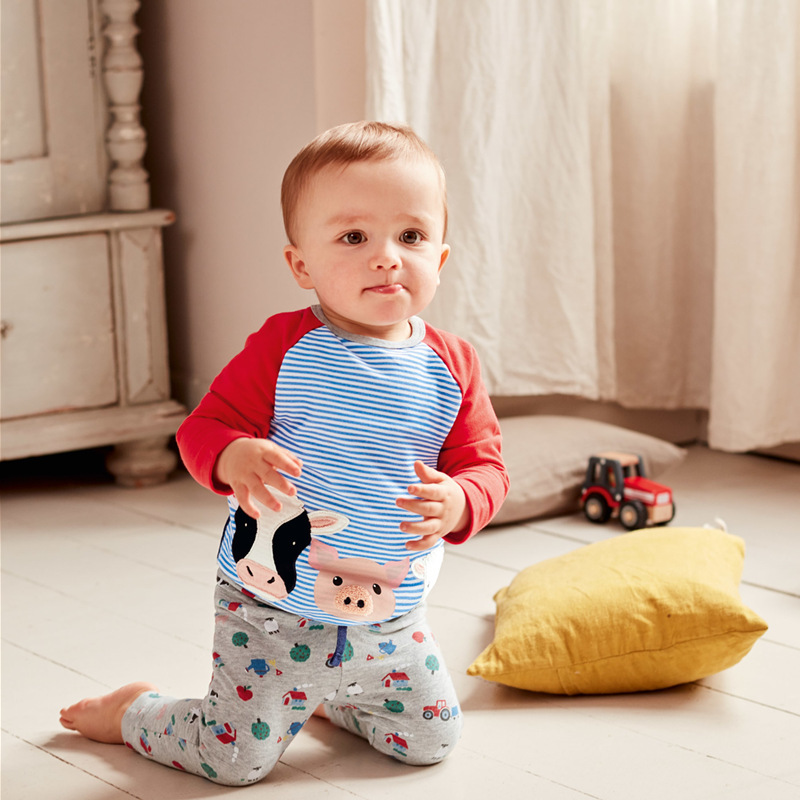 Little maven 2-7Years Autumn Cow Cotton Kids Toddler Boys Clothing Sets Children's Fall Boutique Outfits Kits Clothes For BoysX1019
