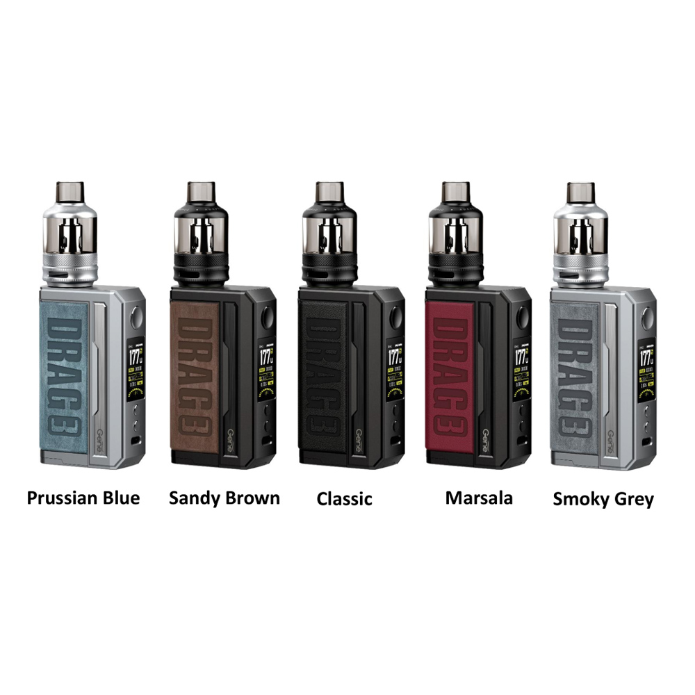 US Stock VOOPOO Drag 3 Kit ecigarette 177W Output Dual 18650 Batteries Mod 5.5ml TPP Pod Tank with DM1 DM2 Coil 100% Original, Prussian blue
US Stock VOOPOO Drag 3 Kit ecigarette 177W Output Dual 18650 Batteries Mod 5.5ml TPP Pod Tank with DM1 DM2 Coil 100% Original, Prussian blue