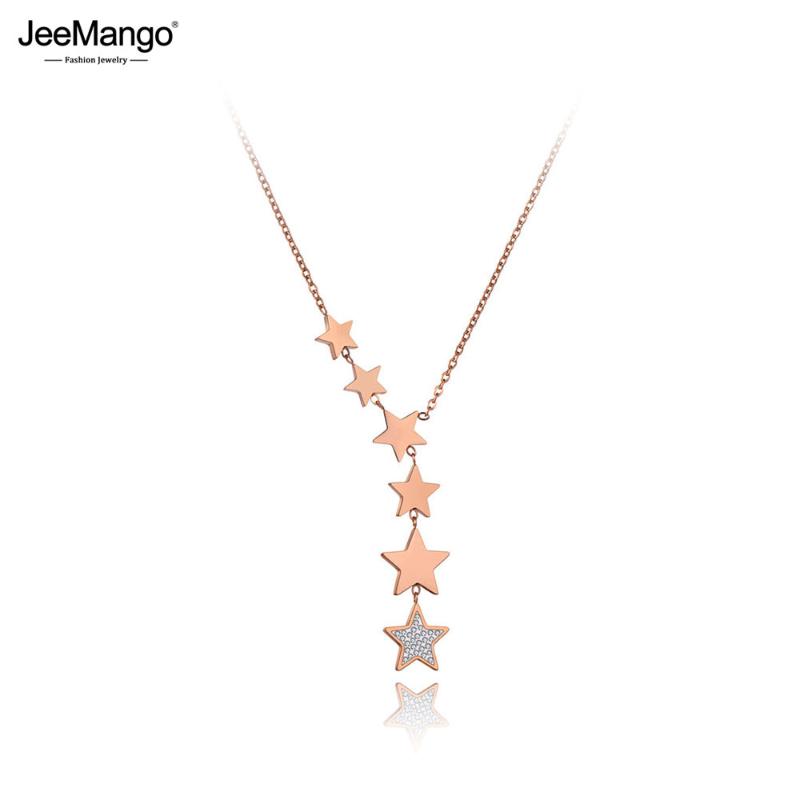 JeeMango Office Style Stainless Steel 6Pcs Rhinestone Star Choker Necklace Jewelry Love Charm Pendant Necklace For Women JN19186
JeeMango Office Style Stainless Steel 6Pcs Rhinestone Star Choker Necklace Jewelry Love Charm Pendant Necklace For Women JN19186