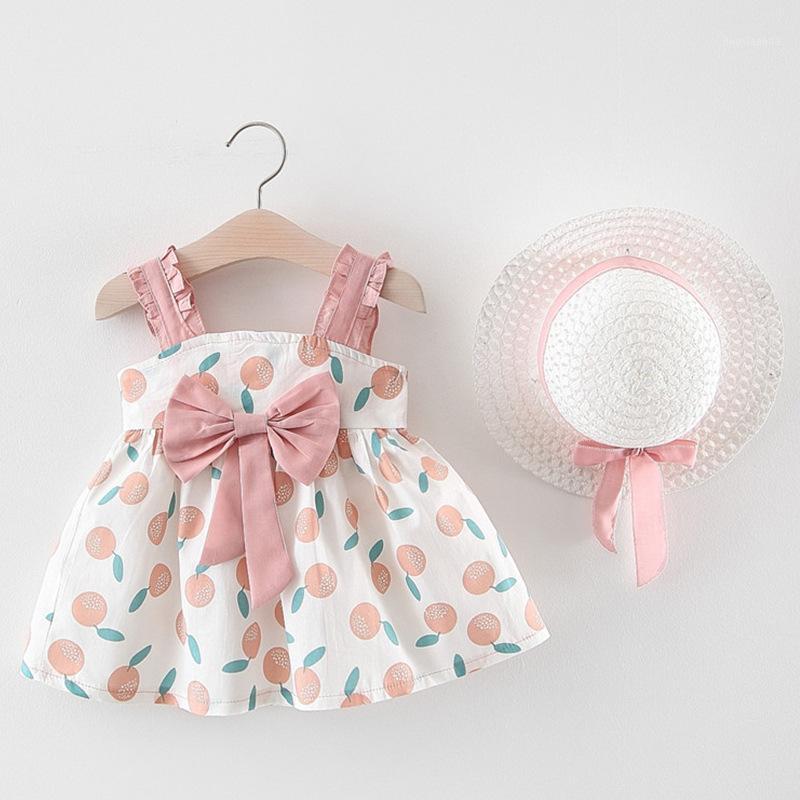 Summer Girls Dresses Newborn Kids Baby Girls Cotton Strap Bowknot Dot Flower Party Tutu Beach Dress Sundress with Hat1, Pink
Summer Girls Dresses Newborn Kids Baby Girls Cotton Strap Bowknot Dot Flower Party Tutu Beach Dress Sundress with Hat1, Pink