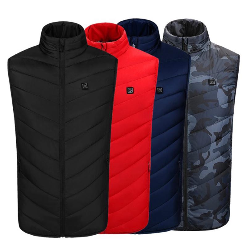 PARATAGO Smart USB Powered Heating Vest Men Women Winter Self Heated Clothing Outdoor Hiking Fishing Jacket PS Speical Link, Red 4 heated zones
PARATAGO Smart USB Powered Heating Vest Men Women Winter Self Heated Clothing Outdoor Hiking Fishing Jacket PS Speical Link, Red 4 heated zones