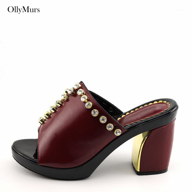 Italian Style Women Wine Color Slipper Shoes Summer Africa Rhinestones Elegant High Heels Shoes Set For Party Dress1, Black
Italian Style Women Wine Color Slipper Shoes Summer Africa Rhinestones Elegant High Heels Shoes Set For Party Dress1, Black