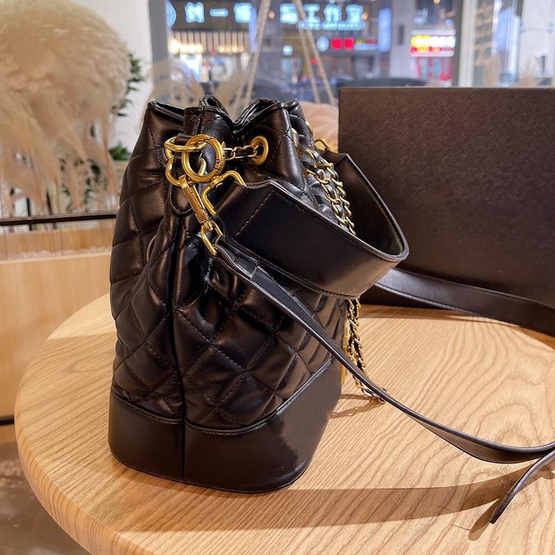 Womens Designer Bucket Lambs Bags Letter Stud Strap Top Handle Totes Drawstring Gold Hardware Crossbody Shoulder Quilted Matelasse Chain Luxury_handbags 21*24cm, Box
Womens Designer Bucket Lambs Bags Letter Stud Strap Top Handle Totes Drawstring Gold Hardware Crossbody Shoulder Quilted Matelasse Chain Luxury_handbags 21*24cm, Box