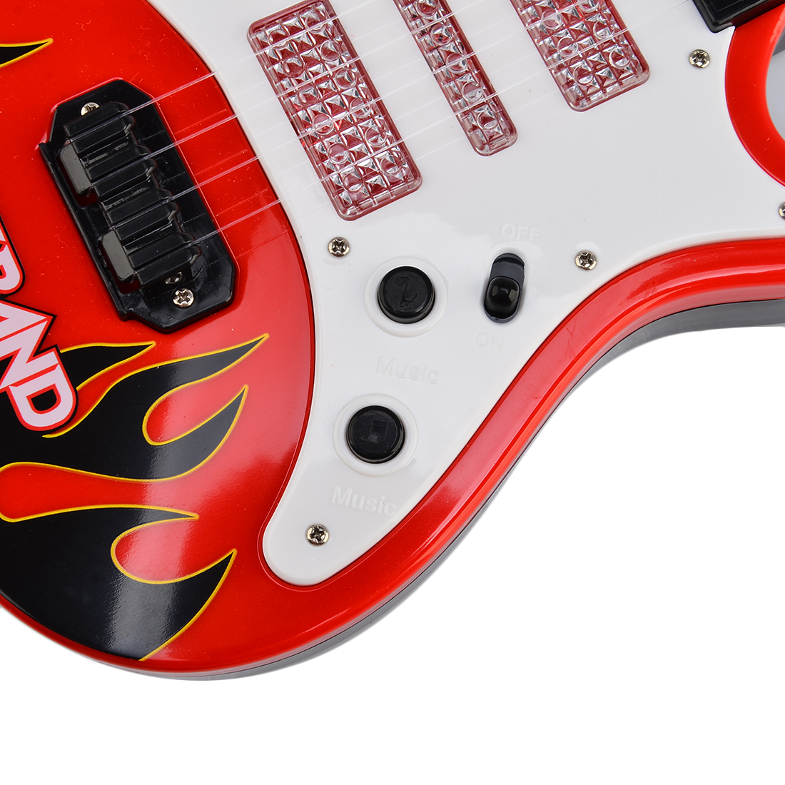 High Quality Hot 4 Strings Music Electric Guitar Kids Musical Instruments Educational Toys For Children Christmas New Year Gifts LJ200907