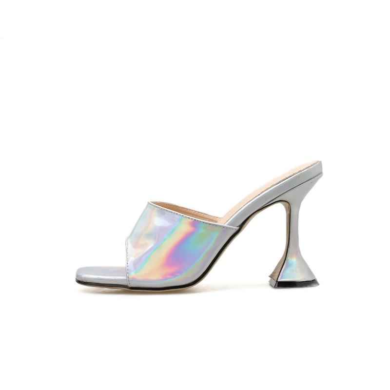 Spring Women's Spike High Heels Sexy New Style Fashion Simple Glass Snakeskin Sandals Ladies' Lazy Slippers Home/Outside Summer
Spring Women's Spike High Heels Sexy New Style Fashion Simple Glass Snakeskin Sandals Ladies' Lazy Slippers Home/Outside Summer