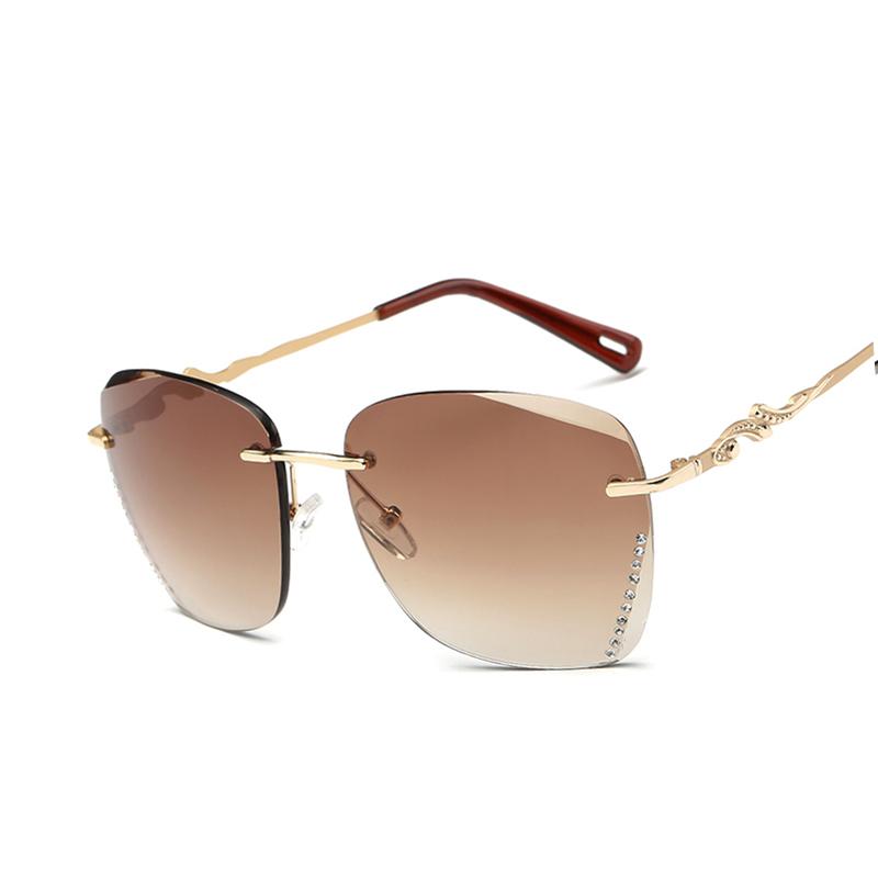 New Fashion Design Rimless Sunglasses Women Summer Cool Big Frame Gradient Sun Glasses oculos de madeira UV400
New Fashion Design Rimless Sunglasses Women Summer Cool Big Frame Gradient Sun Glasses oculos de madeira UV400