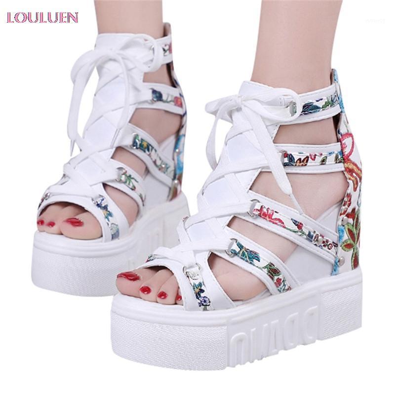 LOULUEN 2021 Sandals Summer Women's Wedge Sandals High Heel Flower Cross Straps Beach Roman Shoe Plus Size 35- 39 Drop #05171
LOULUEN 2021 Sandals Summer Women's Wedge Sandals High Heel Flower Cross Straps Beach Roman Shoe Plus Size 35- 39 Drop #05171