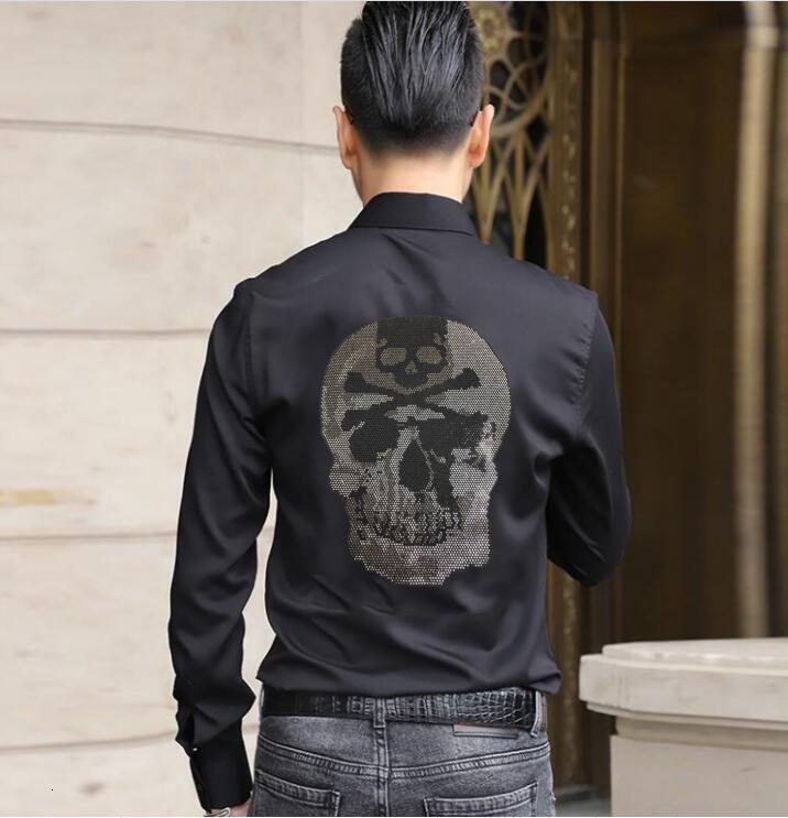 2021 New Fashion Men Long Sleeve Rhinestones Summer Male Shirts Clothing Mens Casual N3wt, As shown
2021 New Fashion Men Long Sleeve Rhinestones Summer Male Shirts Clothing Mens Casual N3wt, As shown
