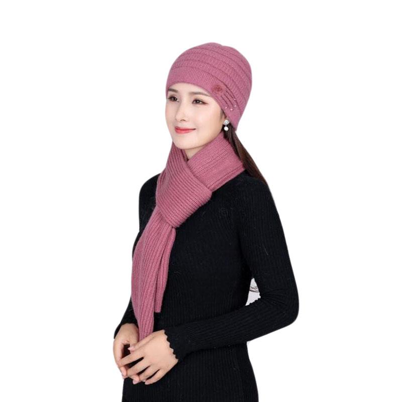 2 Pieces Set New Winter Fur Hat And Scarf For Women Thick Caps Female Mom Lady Winter Casual Solid Color Wool Knitted Hat
2 Pieces Set New Winter Fur Hat And Scarf For Women Thick Caps Female Mom Lady Winter Casual Solid Color Wool Knitted Hat