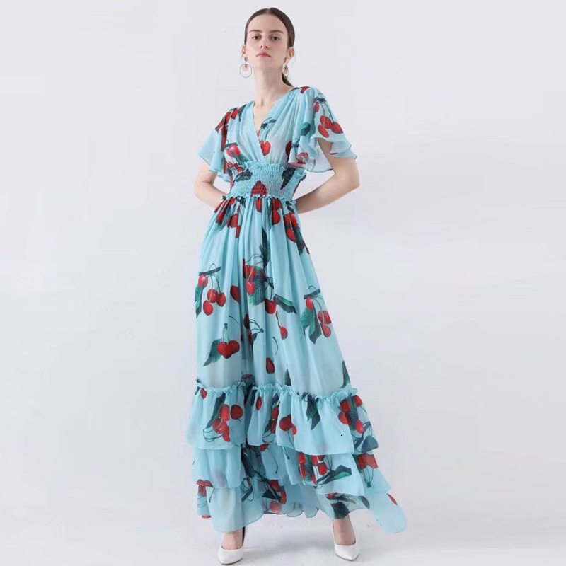 Boho Italia High Quality Designer 2021 Summer Printing Blue Flower Walk Maxi Length Cake Big Sexy Party Dress Iwkp, Multiple
Boho Italia High Quality Designer 2021 Summer Printing Blue Flower Walk Maxi Length Cake Big Sexy Party Dress Iwkp, Multiple
