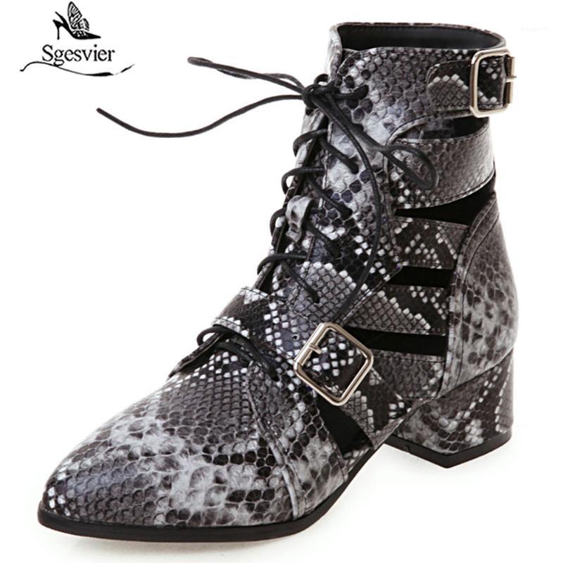 Sgesvier big size 33-46 new summer ankle boots lace up ladies shoes med heels shoes cross tied snakeskin women boots G5511, Brown
Sgesvier big size 33-46 new summer ankle boots lace up ladies shoes med heels shoes cross tied snakeskin women boots G5511, Brown