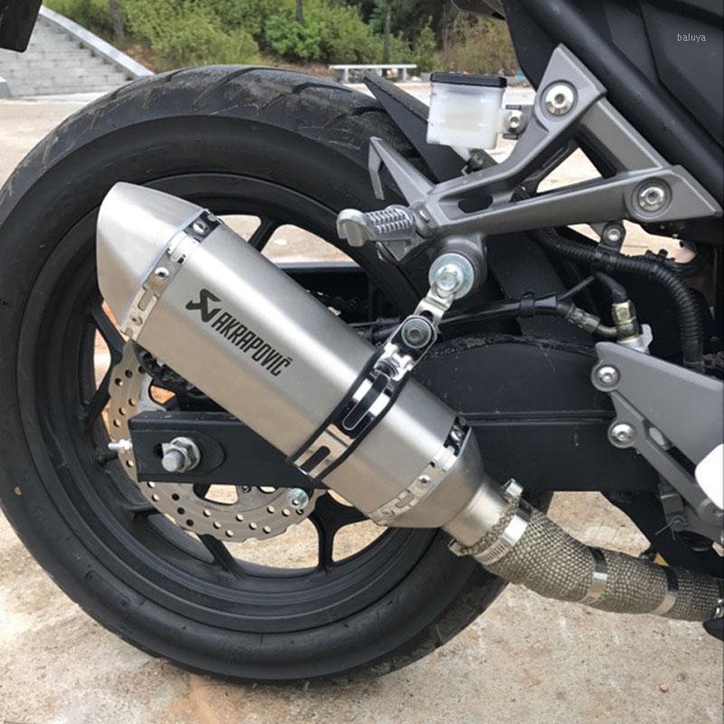 36-51mm Universal Motorcycle Akrapovic Exhaust Modified Muffler Pipe Scooter Pit Bike Dirt Motocross For R1 ER6N CBR250R1
36-51mm Universal Motorcycle Akrapovic Exhaust Modified Muffler Pipe Scooter Pit Bike Dirt Motocross For R1 ER6N CBR250R1