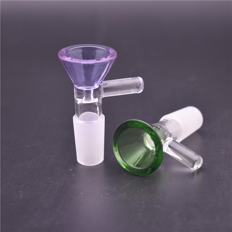 Top quality Round Funnel Glass Bowl Herb Dry Oil Burners With Handle 14mm 18mm female male smoking bowl For Smoking Accessories
Top quality Round Funnel Glass Bowl Herb Dry Oil Burners With Handle 14mm 18mm female male smoking bowl For Smoking Accessories