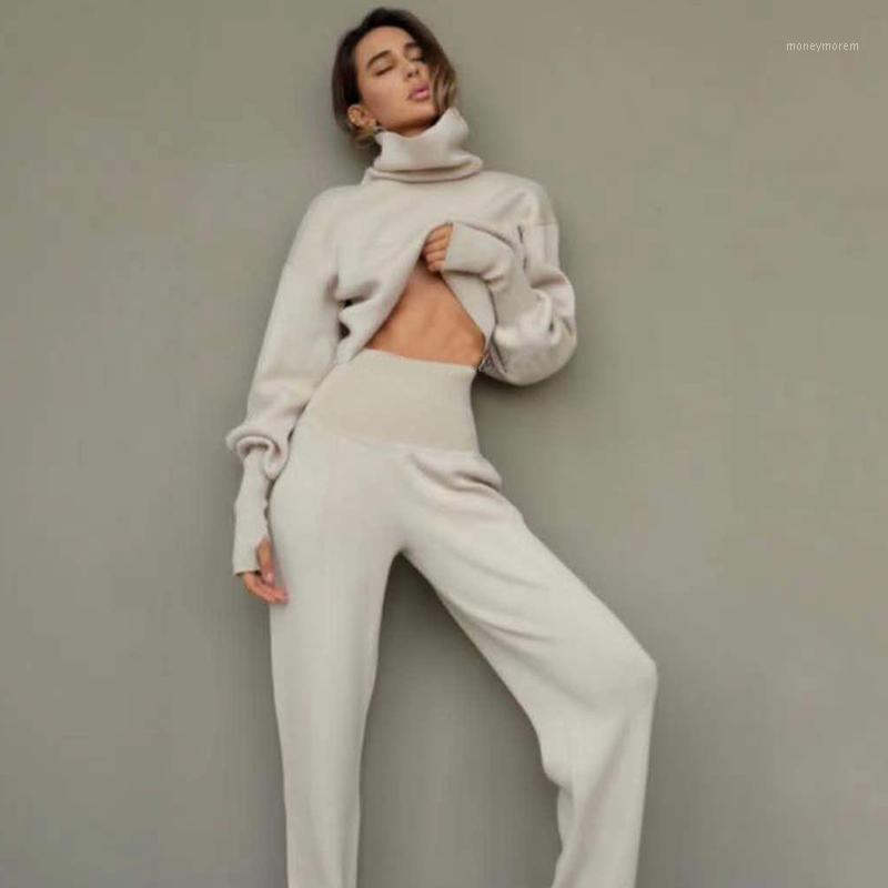 2020 Autumn And Winter New Fashion Turtleneck Sweater 2 Two-Piece Suit Sexy Knitted Pullover + Trousers Sweater Party Set1, Ivory
2020 Autumn And Winter New Fashion Turtleneck Sweater 2 Two-Piece Suit Sexy Knitted Pullover + Trousers Sweater Party Set1, Ivory