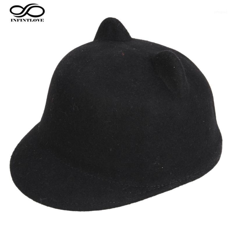 Wide Brim Hats LUCKYLIANJI High Quality 100% Wool Felt Kid Children Demon Devil Hat Cat Ears Bowler Cap (:54cm)1, Black
Wide Brim Hats LUCKYLIANJI High Quality 100% Wool Felt Kid Children Demon Devil Hat Cat Ears Bowler Cap (:54cm)1, Black