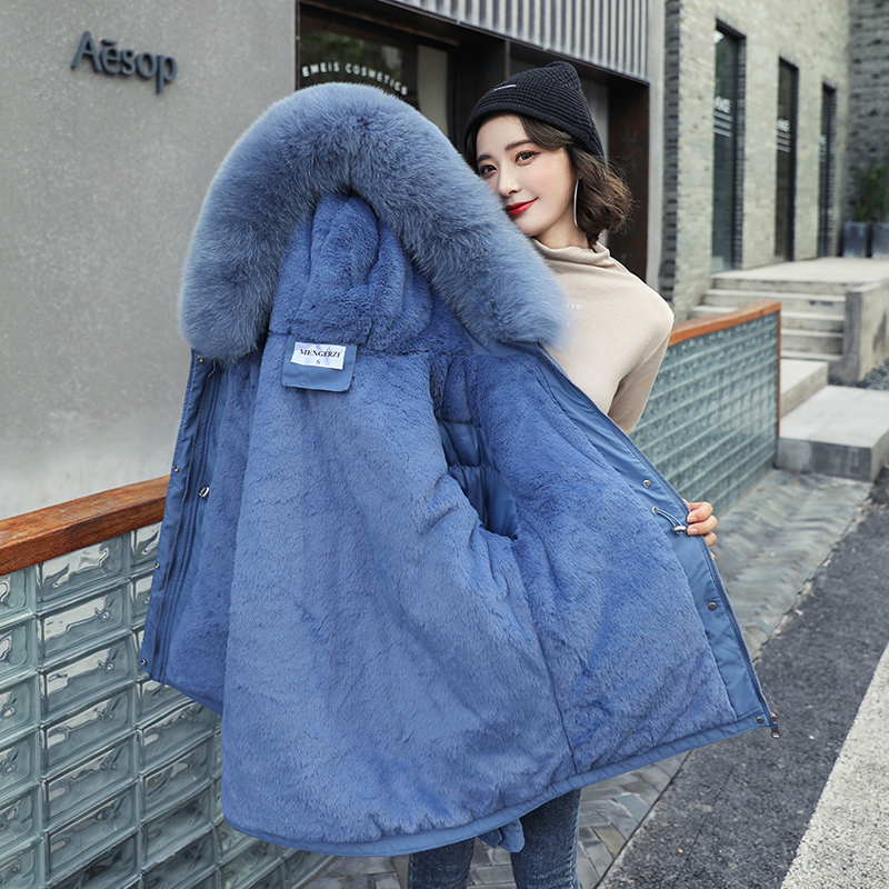 Women winter Parkas jacket New thick warm winter parkas coat fashion fur collar hooded women winter jacket Parkas 201019