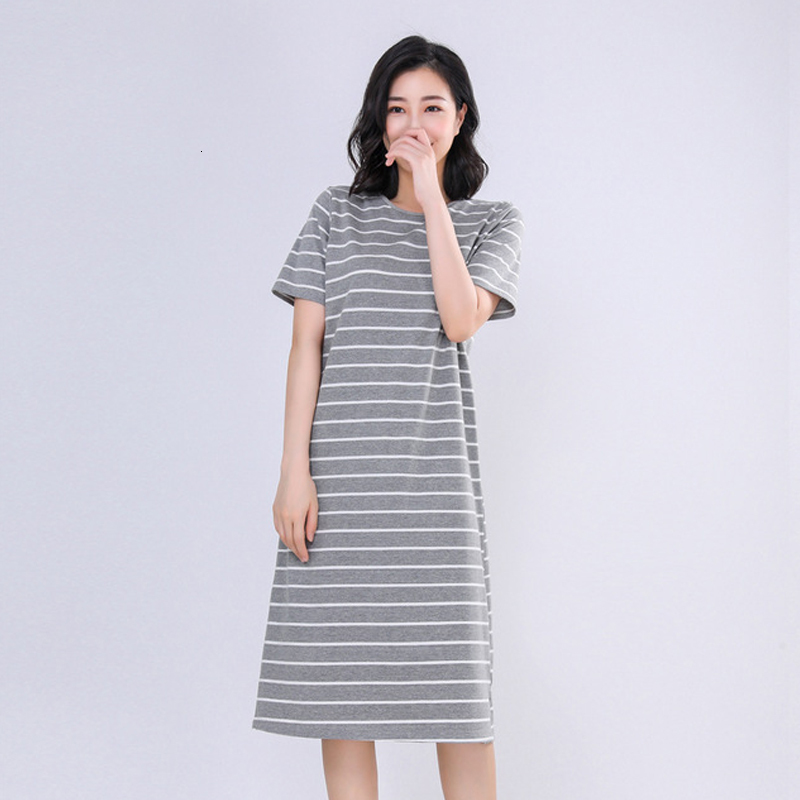 2021 New Summer Cotton Nightgowns for Women Stripe Short Sleeve Sleepshirt Sleepwear Homewear 7lui, Pink
2021 New Summer Cotton Nightgowns for Women Stripe Short Sleeve Sleepshirt Sleepwear Homewear 7lui, Pink