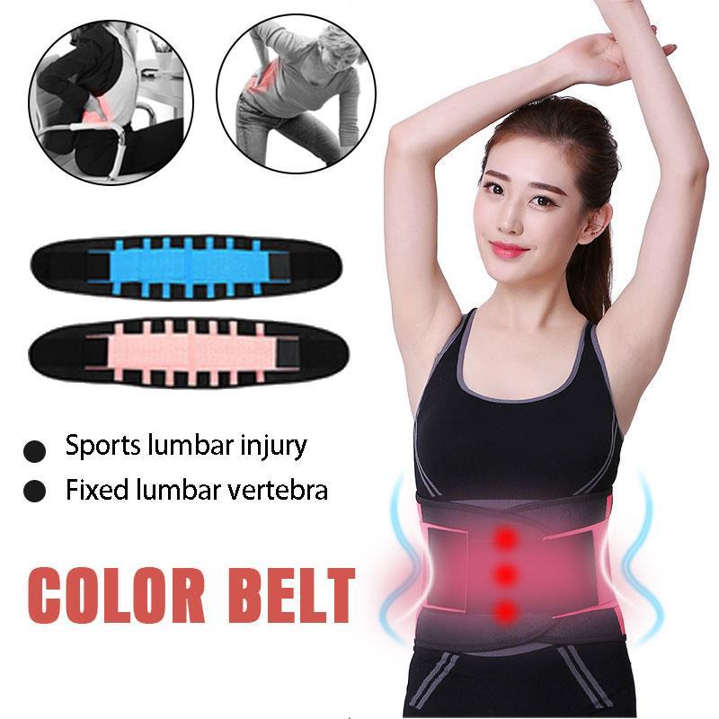 Fashion Breathable Adjustable Waist Tools Back Brace Belt Posture Correction Belt Health Sports Back Correction Lumbar, Blue
Fashion Breathable Adjustable Waist Tools Back Brace Belt Posture Correction Belt Health Sports Back Correction Lumbar, Blue