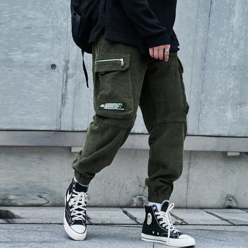 LACIBLE 2020 Hip Hop Corduroy Cargo Pants Men Streetwear Patchwork Pockets Men Trousers Cotton Harajuku Oversized Joggers Pants, Black
LACIBLE 2020 Hip Hop Corduroy Cargo Pants Men Streetwear Patchwork Pockets Men Trousers Cotton Harajuku Oversized Joggers Pants, Black
