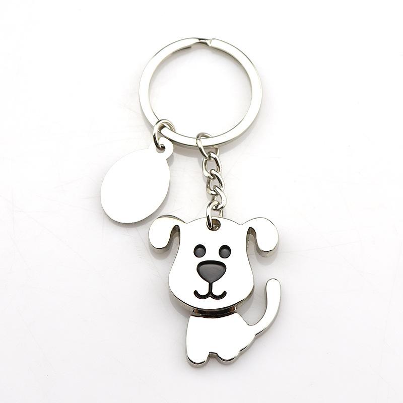 Lovely Dog Key chains Creative Funny Nice Moving Head Cat Pendant Keyring Chain Ring Holder Fashion Promotion Gifts