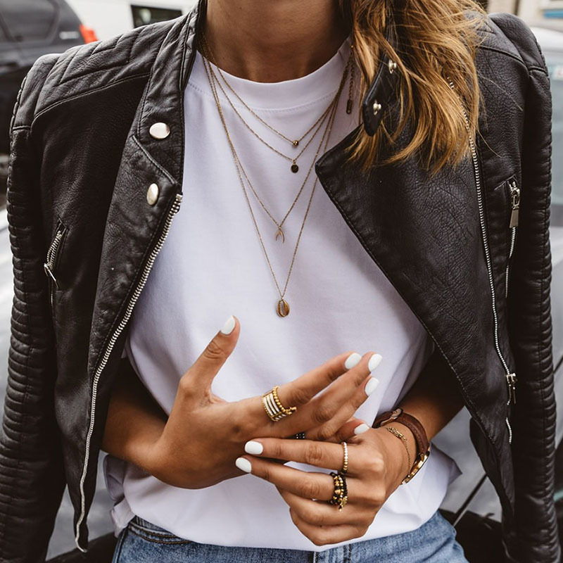 Faux Leather PU Jacket Leisure Bodyish Motorcycle Jacket Women Spring Autumn Black Fashion Outerwear Gothic Punk Leather Coats 201020