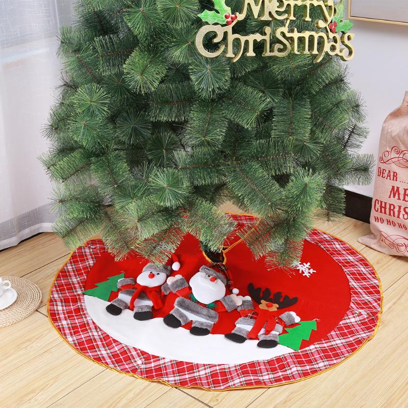 Christmas Tree Skirt 30" 36" 48",Plush Xmas Party Holiday Decorations for Christmas Tree
Christmas Tree Skirt 30" 36" 48",Plush Xmas Party Holiday Decorations for Christmas Tree