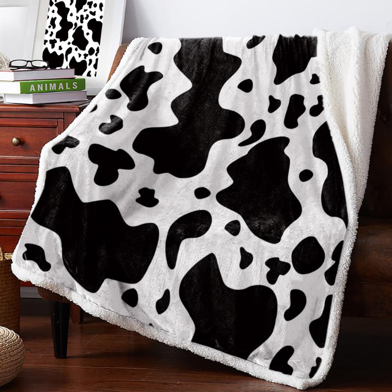 Winter Cashmere Blanket Black White Graffiti Cow Spot Bedspread Bed Cover Blankets Blanket Throws Throw Improve Sleepfleece Anti
Winter Cashmere Blanket Black White Graffiti Cow Spot Bedspread Bed Cover Blankets Blanket Throws Throw Improve Sleepfleece Anti