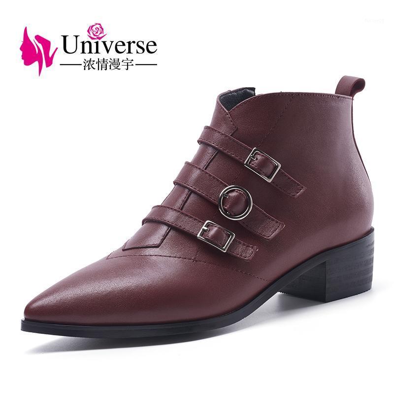 Universe genuine leather pointed toe women ankle boots pu lining buckle decoration shoes boots G2981, Cow leather
Universe genuine leather pointed toe women ankle boots pu lining buckle decoration shoes boots G2981, Cow leather