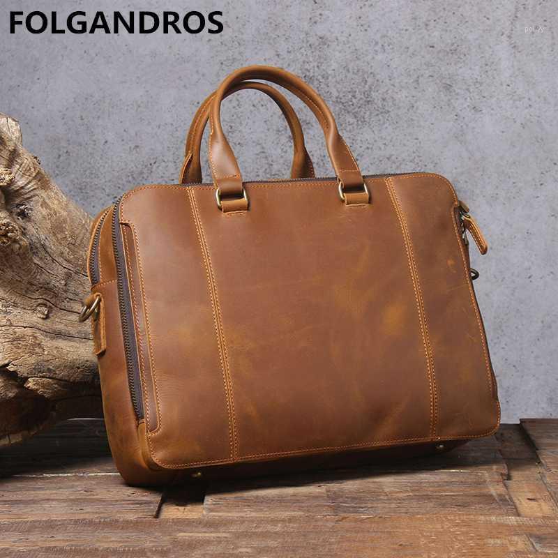 Men's Genuine Leather Briefcase High Quality Thick Cowhide Leather Business Office Document Laptop Briefcase Classic Bag1, Coffee
Men's Genuine Leather Briefcase High Quality Thick Cowhide Leather Business Office Document Laptop Briefcase Classic Bag1, Coffee