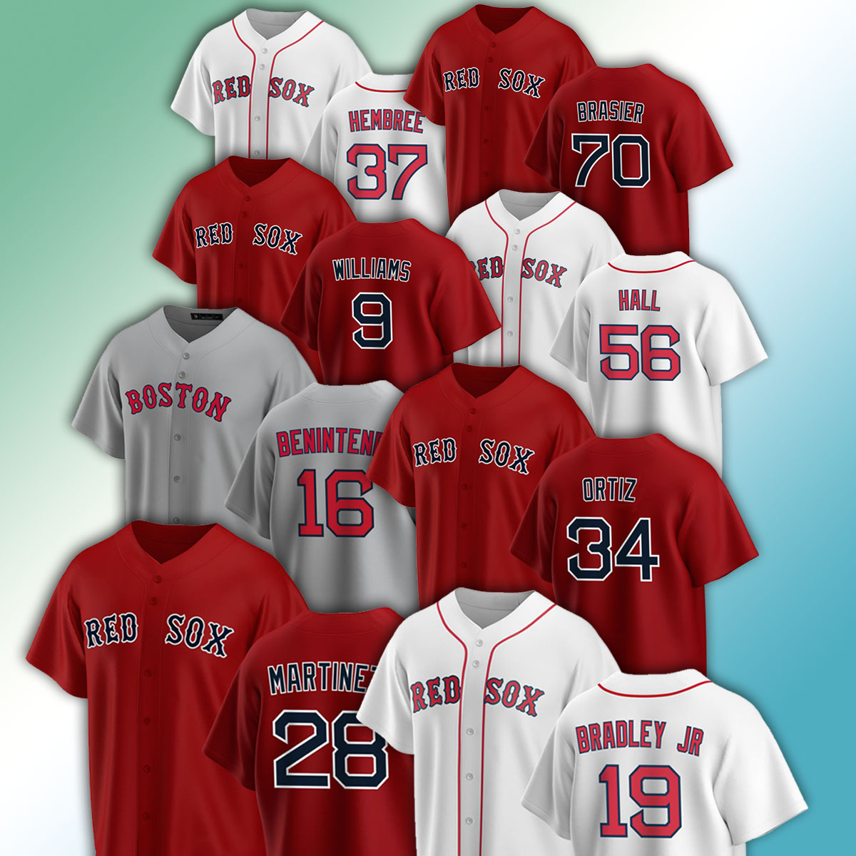 JD Martinez CHRIS SALE Ted Williams Jersey 50 Mookie Bett Benintendi Jackie Bradley Jr. CARL YASTRZEMSKI Kevin Plawecki Baseball Jerseys, Men(dao qi)
JD Martinez CHRIS SALE Ted Williams Jersey 50 Mookie Bett Benintendi Jackie Bradley Jr. CARL YASTRZEMSKI Kevin Plawecki Baseball Jerseys, Men(dao qi)