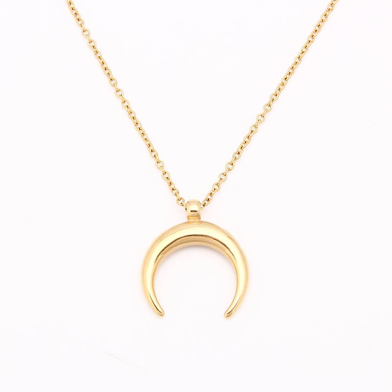 Stainless Steel Half Moon Necklace OX Horn Silver Color/Gold Color Crescent Choker Collier Lune Corne Demi Lune Necklace
Stainless Steel Half Moon Necklace OX Horn Silver Color/Gold Color Crescent Choker Collier Lune Corne Demi Lune Necklace