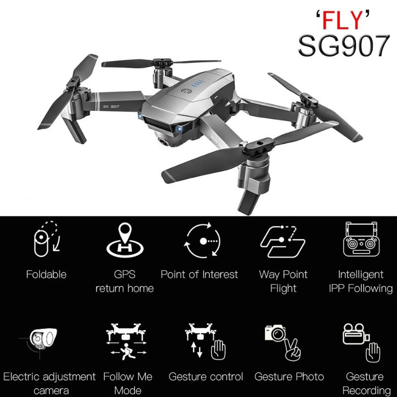 NEW SG907 GPS Drone with 5G Wifi FPV 1080P 4K HD Dual Camera Optical Flow RC Quadcopter Follow Me Mini Dron VS SG106 E520S SG901
NEW SG907 GPS Drone with 5G Wifi FPV 1080P 4K HD Dual Camera Optical Flow RC Quadcopter Follow Me Mini Dron VS SG106 E520S SG901