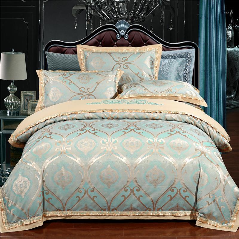 22 types Silk Cotton Jacquard Bedding Set Queen king size JPcs Duvet cover set Bedsheet bed linen Pillowcases1, Lty6
22 types Silk Cotton Jacquard Bedding Set Queen king size JPcs Duvet cover set Bedsheet bed linen Pillowcases1, Lty6