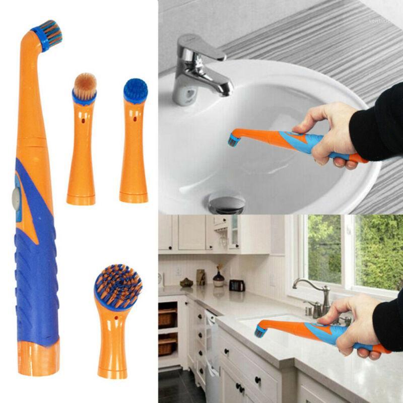 Electric Spin Scrubber 360 Tile Scrubber with 4 Replaceable Cleaning Brush Heads Extension Handle for Bathroom Kitchen, Floor1
Electric Spin Scrubber 360 Tile Scrubber with 4 Replaceable Cleaning Brush Heads Extension Handle for Bathroom Kitchen, Floor1